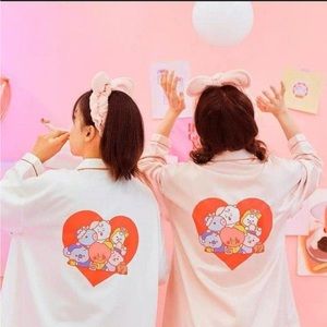 BT21 BABY PARTY NIGHT PAJAMA BTS PINK DRESS